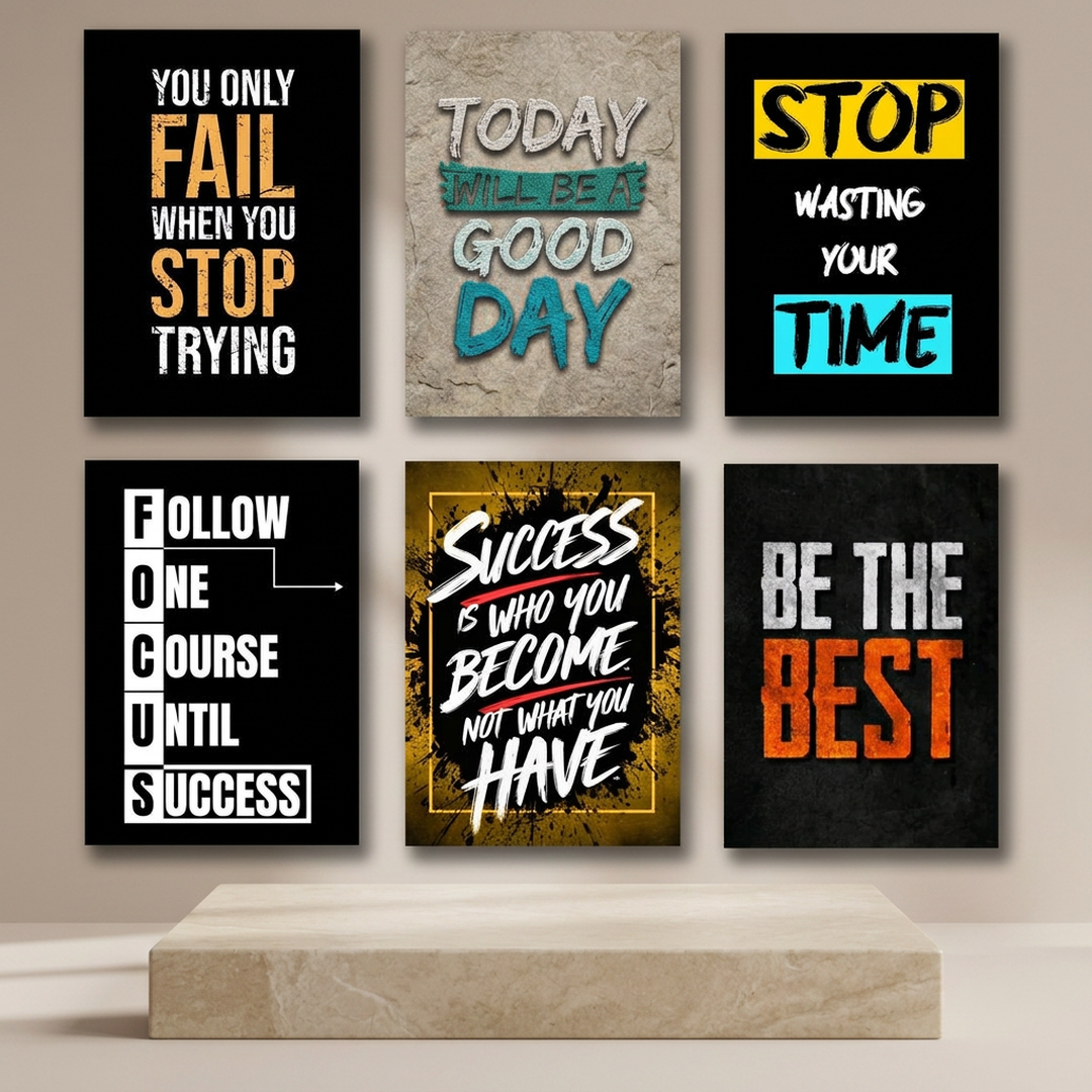Modern Men's MDF Wall Art | Stylish Wall Decor for Bedroom, Office & Man Cave Vael Decor