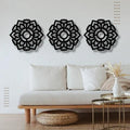 Large Abstract MDF Wall Art Set | 3 Piece Modern Wall Decor Vael Decor