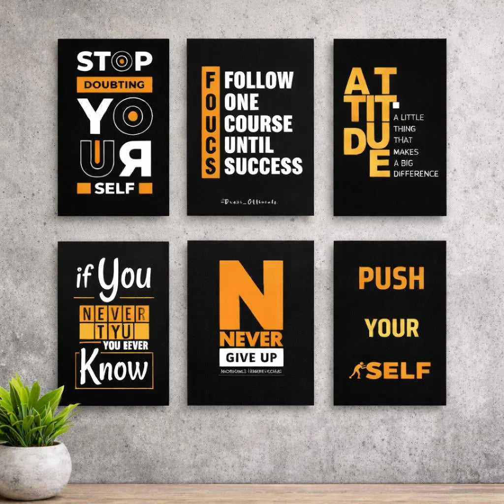 Modern Men's MDF Wall Art | Stylish Wall Decor for Bedroom, Office & Man Cave Vael Decor