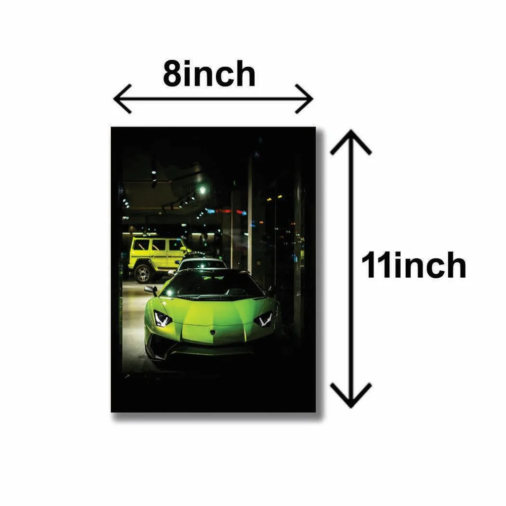 Modern Cars Wall Art Set of 3 | Premium MDF Wooden Wall Frames for Car Enthusiasts Vael Decor