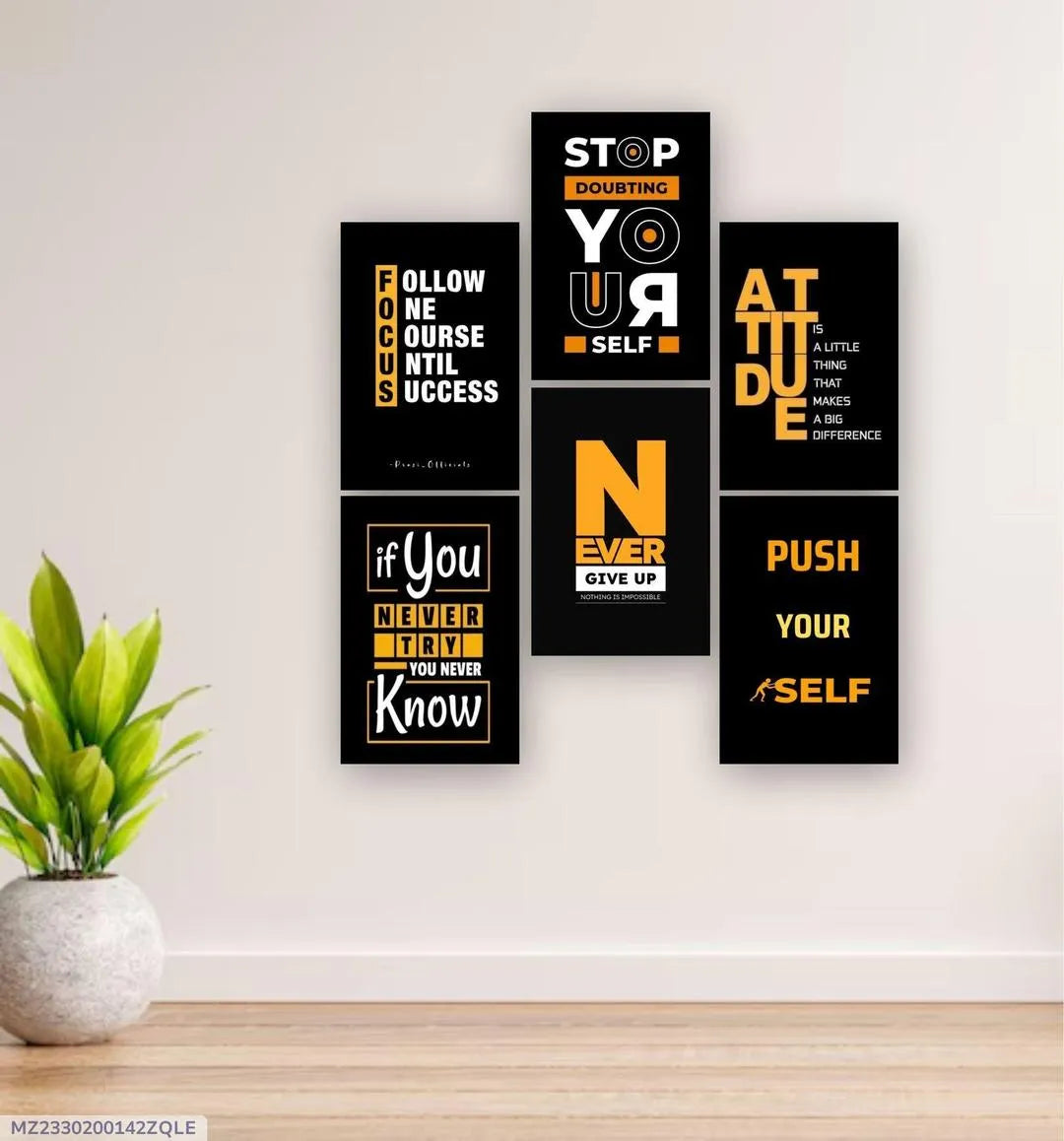 Modern Men's MDF Wall Art | Stylish Wall Decor for Bedroom, Office & Man Cave Vael Decor