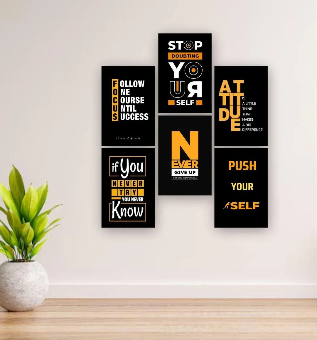 Modern Men's MDF Wall Art | Stylish Wall Decor for Bedroom, Office & Man Cave Vael Decor