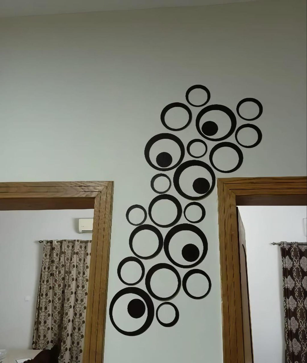 Large Abstract MDF Wall Art Set | 24-Piece Modern Wall Decor Vael Decor