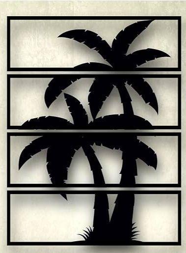 Tree Design Wooden Wall Decor Set of 1 | Modern Rustic Wooden Wall Frames Vael Decor