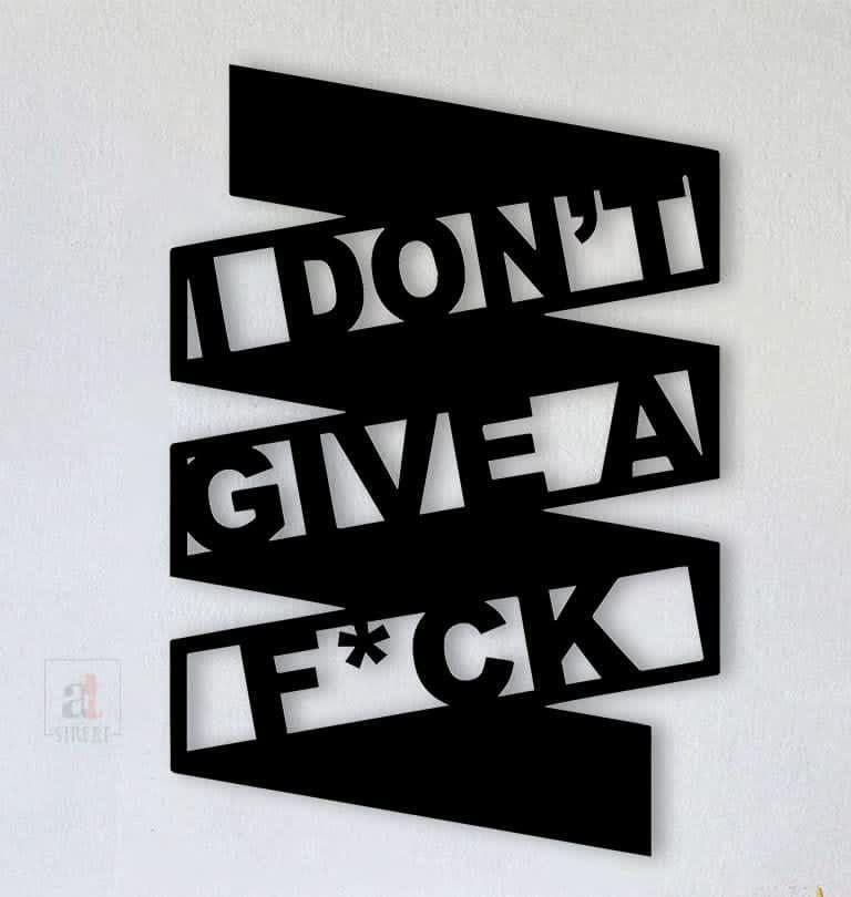 Modern Men's MDF Wall Art | Stylish Wall Decor for Bedroom, Office & Man Cave Vael Decor