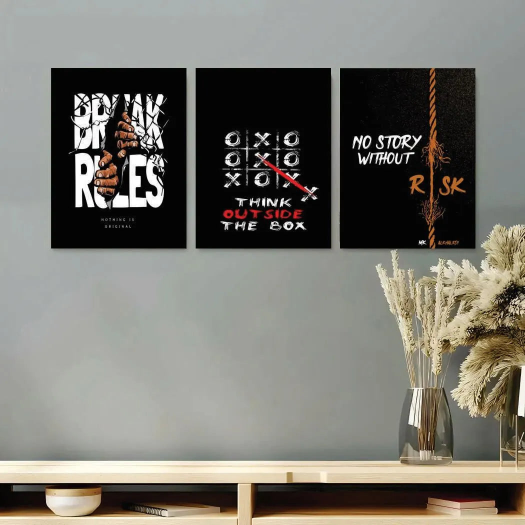 Modern Men's MDF Wall Art | Stylish Wall Decor for Bedroom, Office & Man Cave Vael Decor