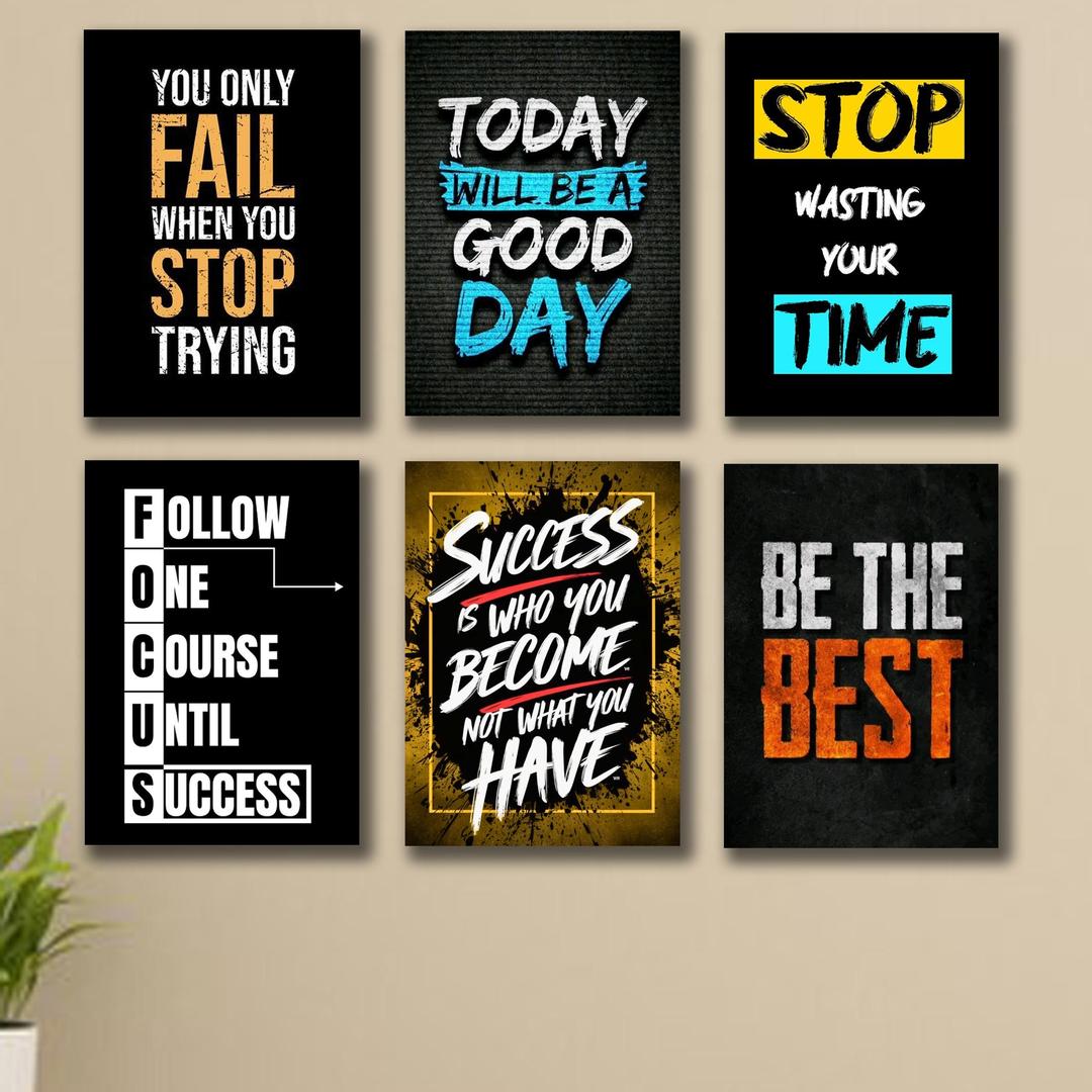Modern Men's MDF Wall Art | Stylish Wall Decor for Bedroom, Office & Man Cave Vael Decor