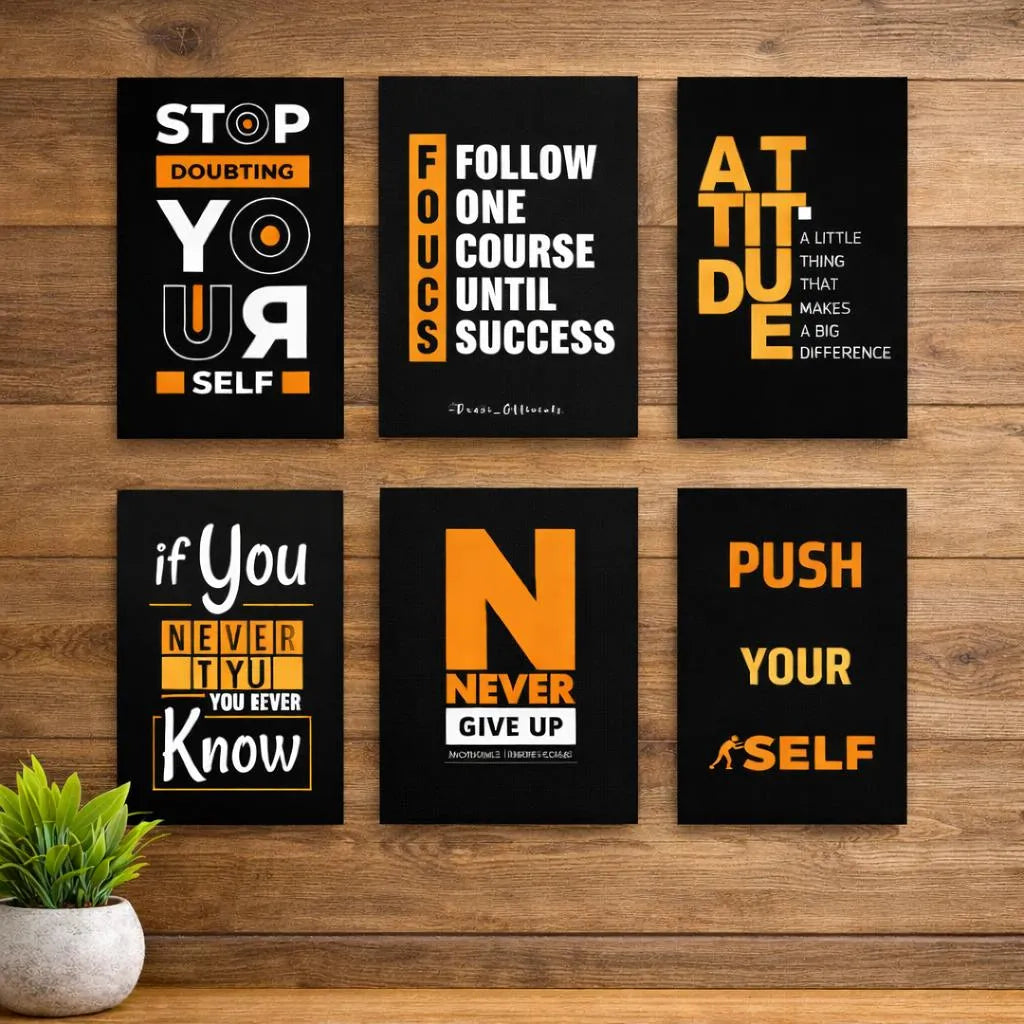 Modern Men's MDF Wall Art | Stylish Wall Decor for Bedroom, Office & Man Cave Vael Decor