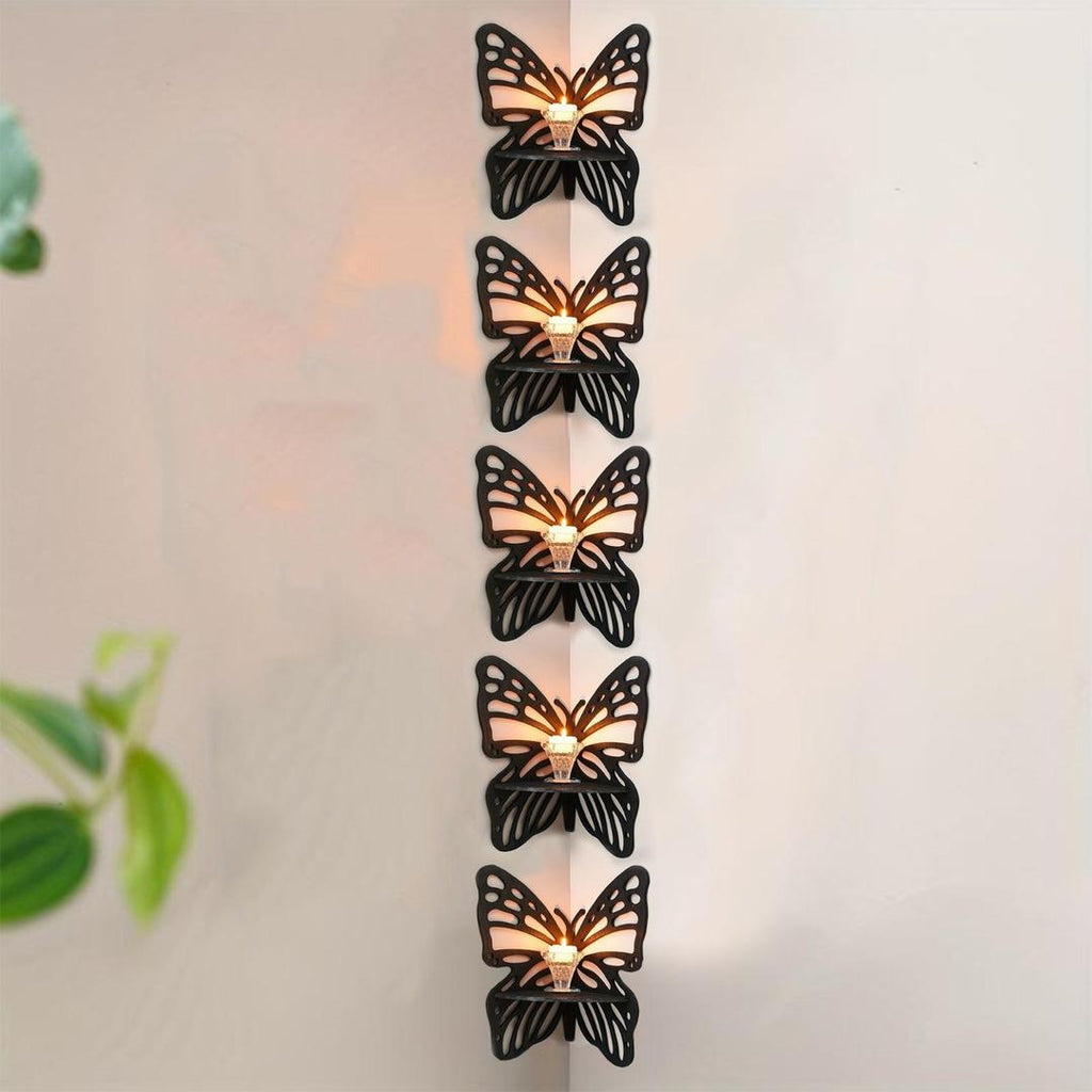 Flower Design Wooden Wall Decor Set of 1 | Modern Rustic Wooden Wall Frames Vael Decor