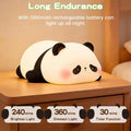 Rechargeable Panda Silicone Night Lamp with 3-Level Dimmable LED Light Vael Decor