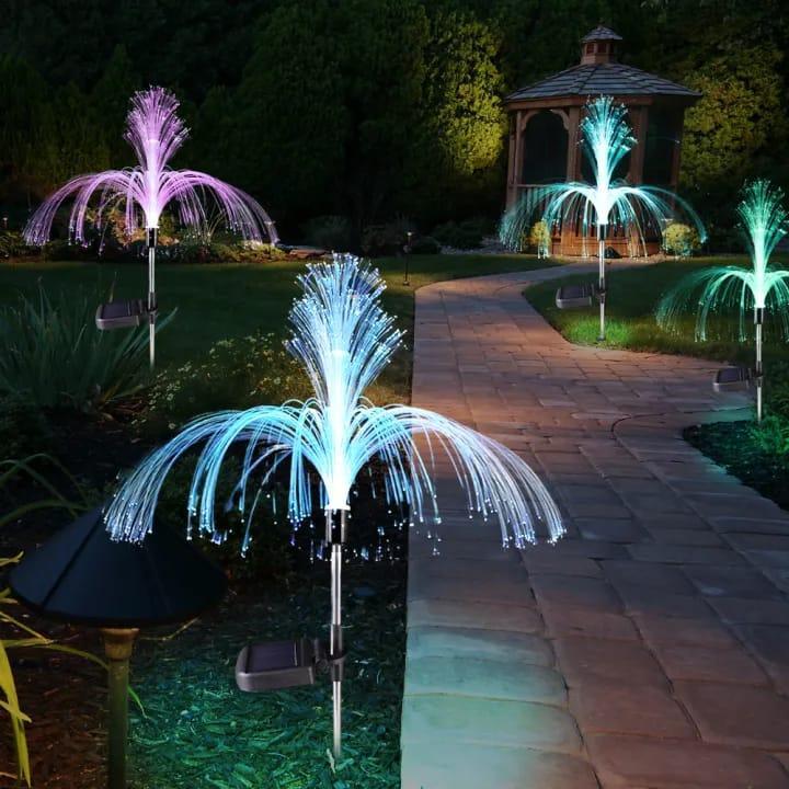 Solar LED Jellyfish Garden Light | Waterproof Color-Changing Outdoor Decorative Lamp Vael Decor