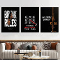 Modern Men's MDF Wall Art | Stylish Wall Decor for Bedroom, Office & Man Cave Vael Decor