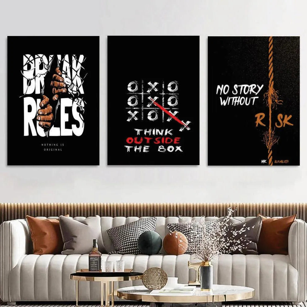 Modern Men's MDF Wall Art | Stylish Wall Decor for Bedroom, Office & Man Cave Vael Decor