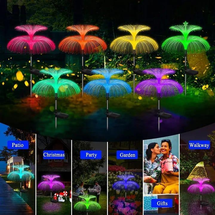 Solar LED Jellyfish Garden Light | Waterproof Color-Changing Outdoor Decorative Lamp Vael Decor
