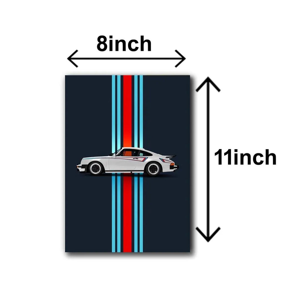 Modern Cars Wall Art Set of 3 | Premium MDF Wooden Wall Frames for Car Enthusiasts Vael Decor
