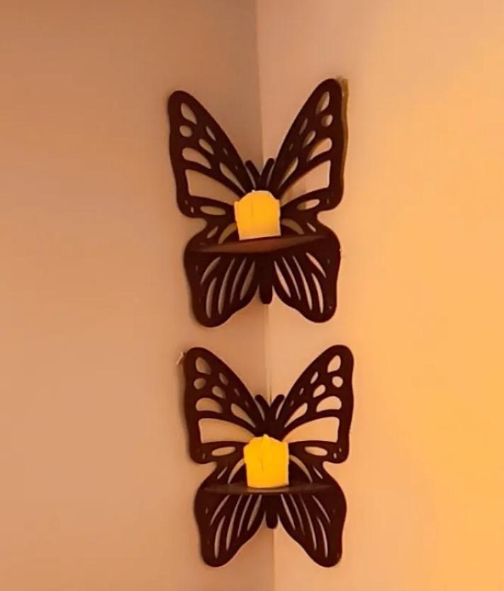 Flower Design Wooden Wall Decor Set of 1 | Modern Rustic Wooden Wall Frames Vael Decor
