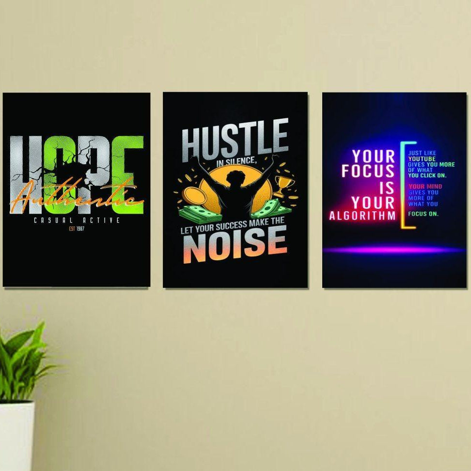 Modern Men's MDF Wall Art | Stylish Wall Decor for Bedroom, Office & Man Cave Vael Decor