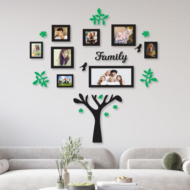 Modern MDF Wall Art Decor | Large 3D Wooden Wall Hanging Vael Decor