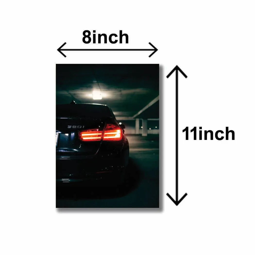 Modern Cars Wall Art Set of 3 | Premium MDF Wooden Wall Frames for Car Enthusiasts Vael Decor