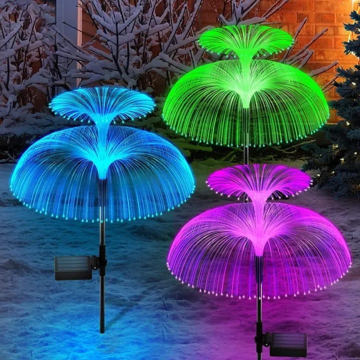 Solar LED Jellyfish Garden Light | Waterproof Color-Changing Outdoor Decorative Lamp Vael Decor