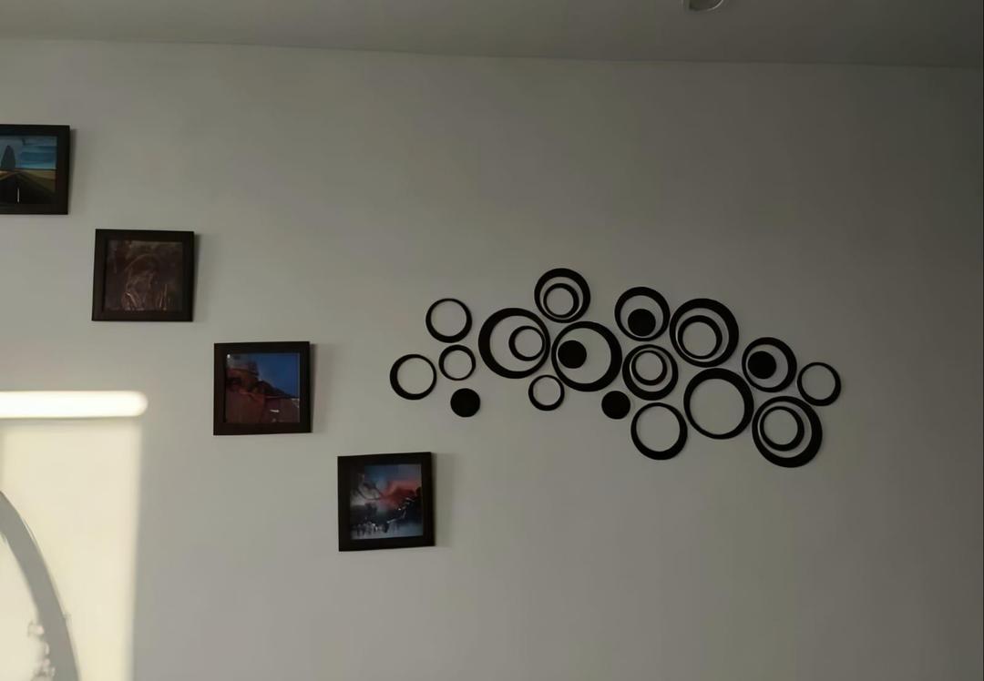 Large Abstract MDF Wall Art Set | 24-Piece Modern Wall Decor Vael Decor