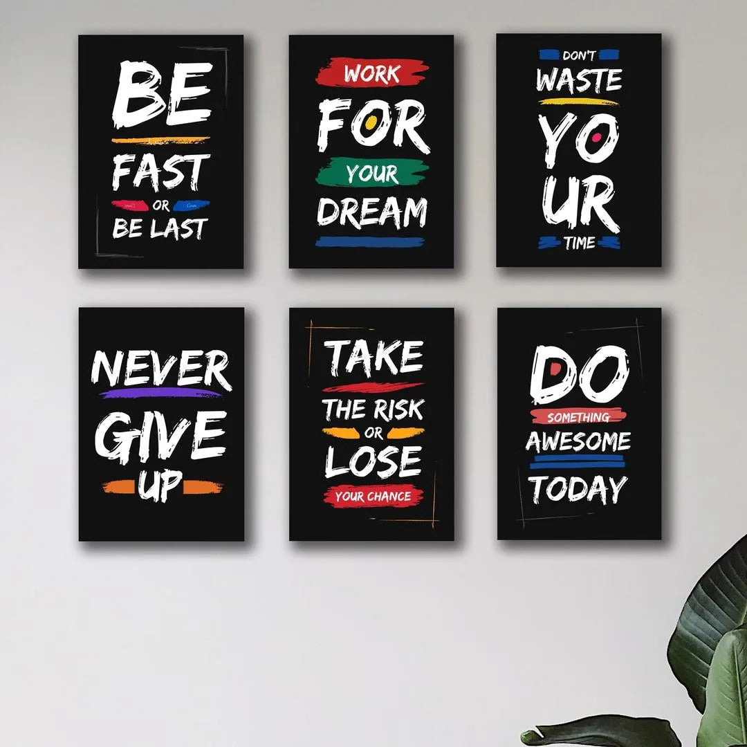 Modern Men's MDF Wall Art | Stylish Wall Decor for Bedroom, Office & Man Cave Vael Decor